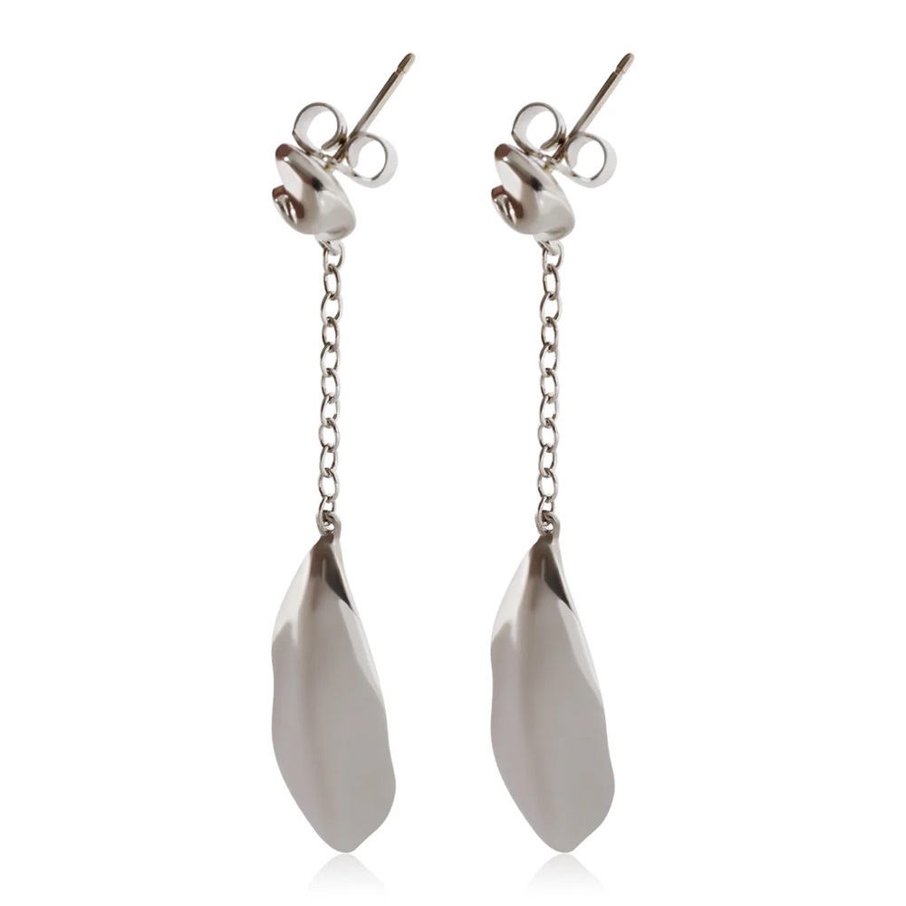 Tiffany & Co Sterling Leaf Earring